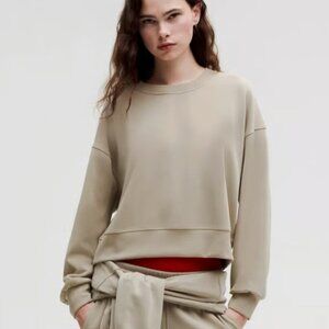 Lululemon Peloton Softstreme Perfectly Oversized Cropped Crew